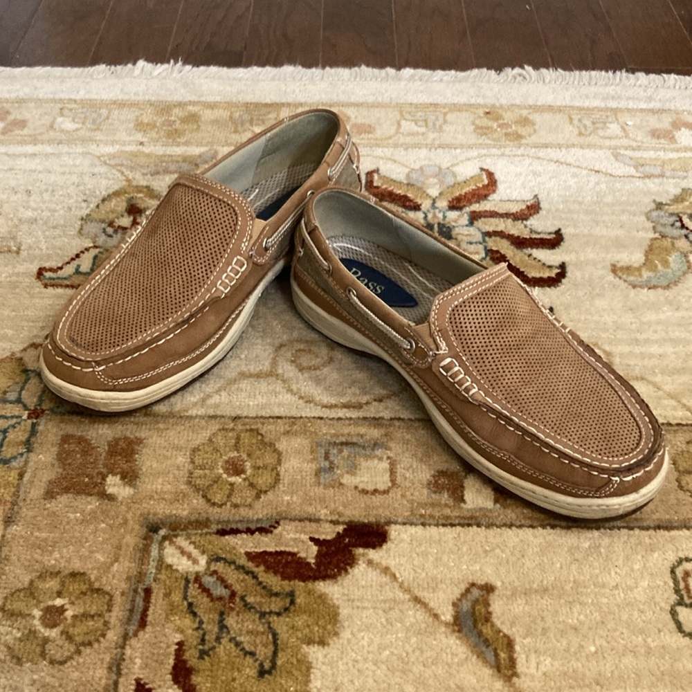 ⬇️PRICE DROP ⬇️G H Bass Pride boat shoes in tan leather upper - Picture 12 of 12